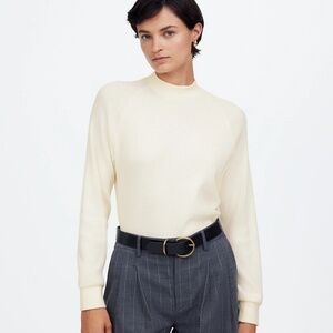 Madewell Waffle-Knit Long-Sleeve Crewneck Tee